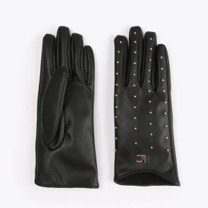 Lola Casademunt Gorros Sombreros Y Guantes<Guantes con tachitas NEGRO