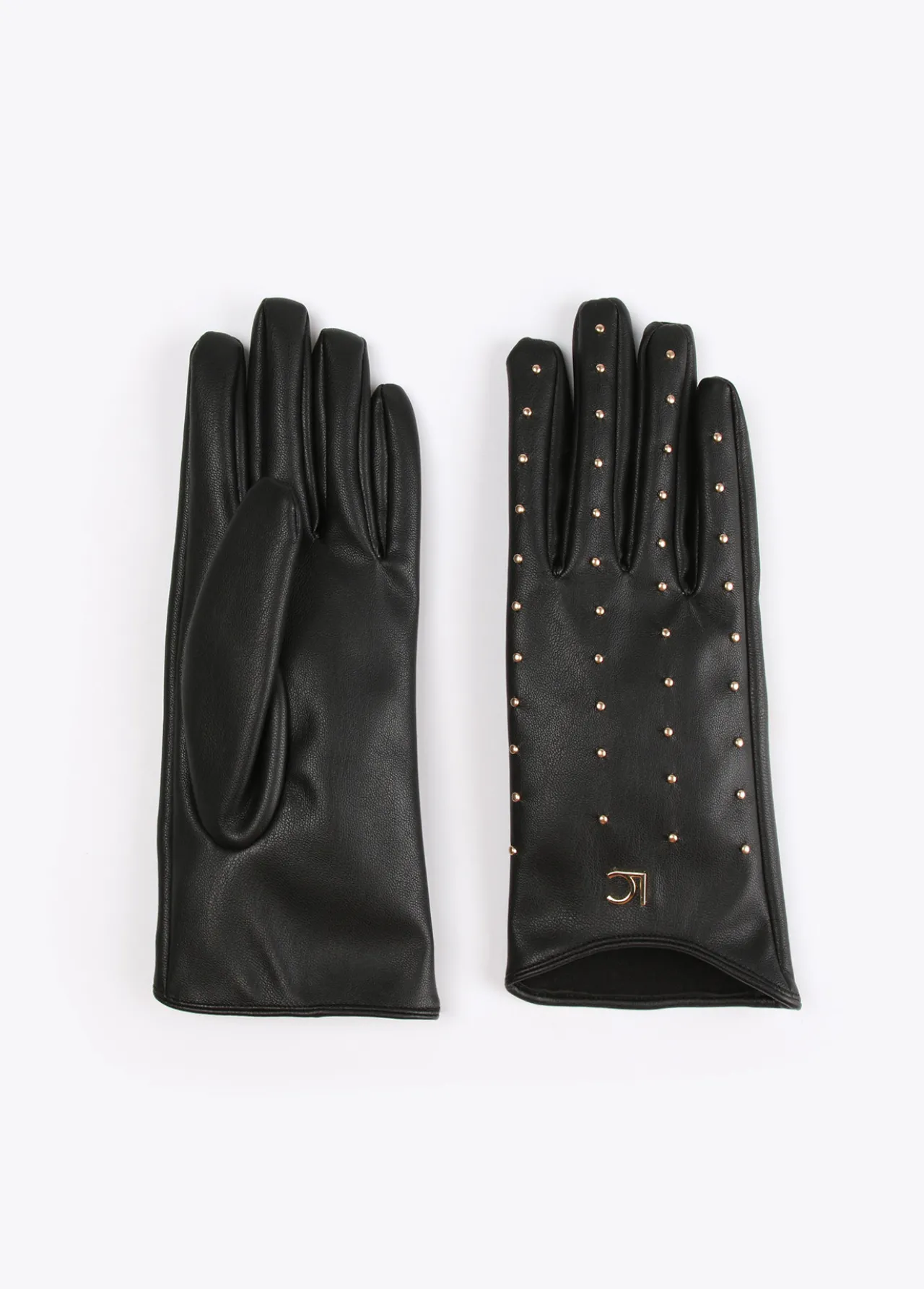 guantes_con_tachitas_3.webp Lola Casademunt Gorros Sombreros Y Guantes<Guantes con tachitas NEGRO