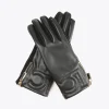 Lola Casademunt Gorros Sombreros Y Guantes<Guantes efecto piel NEGRO