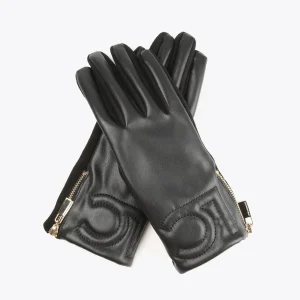 Lola Casademunt Gorros Sombreros Y Guantes<Guantes efecto piel NEGRO