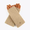 Lola Casademunt Gorros Sombreros Y Guantes<Guantes puño canalé CAMEL