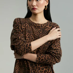 Lola Casademunt Animal Print | Punto<Jersey animal print MARRON-NEGRO