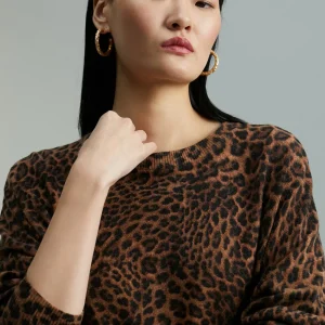 Lola Casademunt Animal Print | Punto<Jersey animal print MARRON-NEGRO