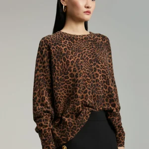 Lola Casademunt Animal Print | Punto<Jersey animal print MARRON-NEGRO