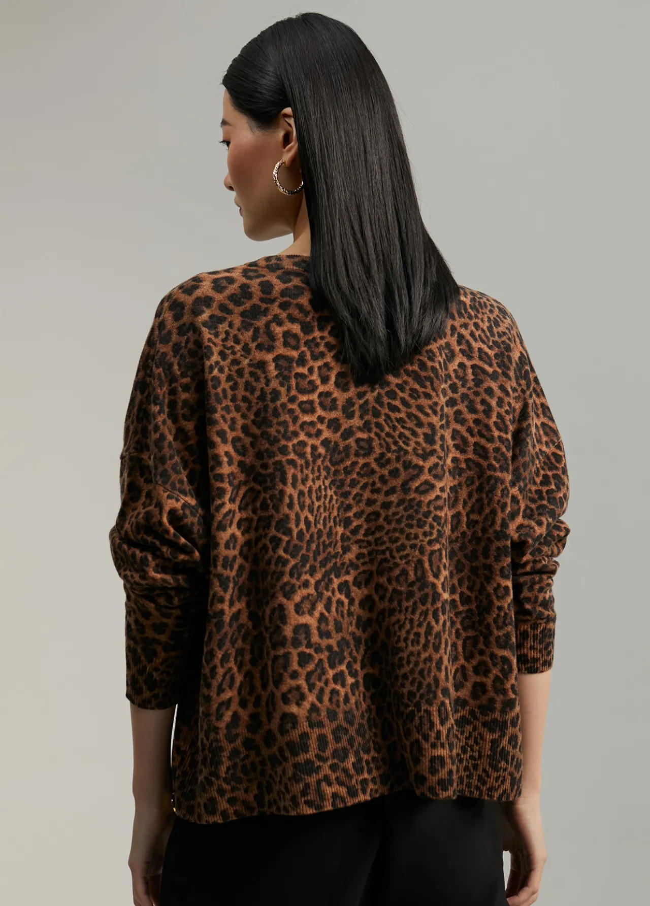 jersey_animal_print_5.webp Lola Casademunt Animal Print | Punto<Jersey animal print MARRON-NEGRO