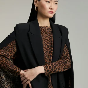 Lola Casademunt Animal Print | Punto<Jersey animal print MARRON-NEGRO