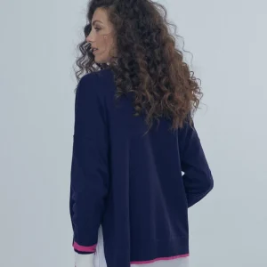 Lola Casademunt Punto | Sudaderas<Jersey azul | Ropa | Lola Casademunt NAVY