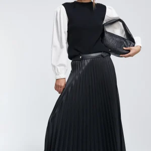Lola Casademunt Punto | Camisas Y Blusas<Jersey combinado NEGRO-BLANCO
