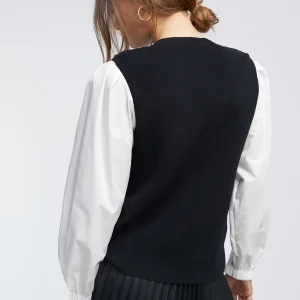 Lola Casademunt Punto | Camisas Y Blusas<Jersey combinado NEGRO-BLANCO