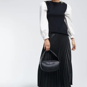 Lola Casademunt Punto | Camisas Y Blusas<Jersey combinado NEGRO-BLANCO
