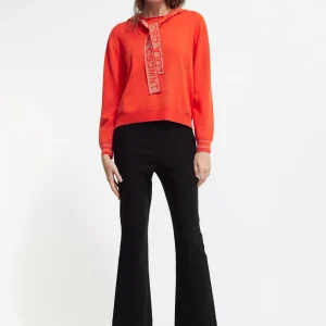 Lola Casademunt Punto<Jersey con capucha NEGRO-METAL