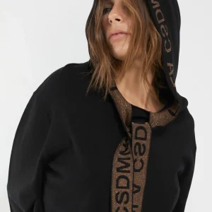 Lola Casademunt Punto<Jersey con capucha NEGRO-METAL