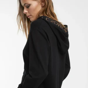 Lola Casademunt Punto<Jersey con capucha NEGRO-METAL