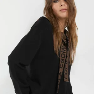 Lola Casademunt Punto<Jersey con capucha NEGRO-METAL