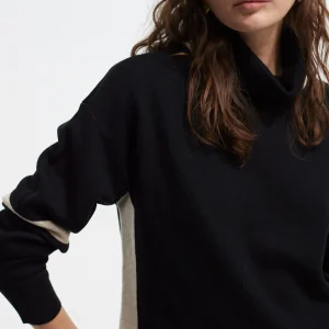 Lola Casademunt Punto<Jersey cuello alto MARRON-NARANJA