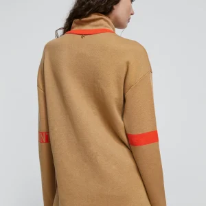 Lola Casademunt Punto<Jersey cuello alto MARRON-NARANJA