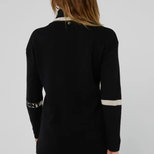 Lola Casademunt Punto<Jersey cuello alto MARRON-NARANJA