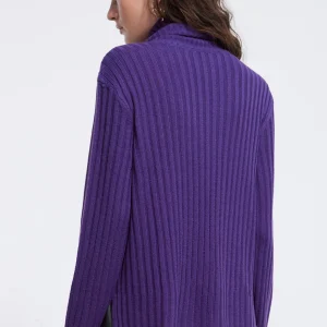 Lola Casademunt Punto<Jersey cuello alto con tachas NEGRO