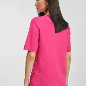 Lola Casademunt Punto<Jersey de punto tachas NEGRO
