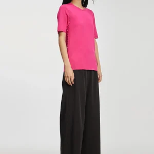 Lola Casademunt Punto<Jersey de punto tachas NEGRO