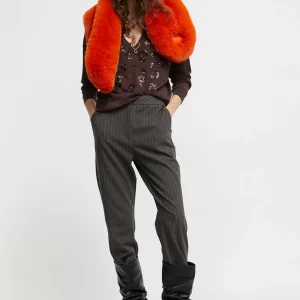 Lola Casademunt Punto<Jersey detalle lentejuelas COBRE