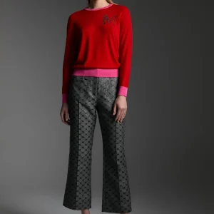 Lola Casademunt Punto<Jersey detalle strass CAMEL