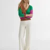 Lola Casademunt Punto<Jersey multicolor ROSA-METAL