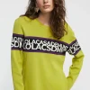 Lola Casademunt Punto<Jersey punto logo VERDE-NEGRO