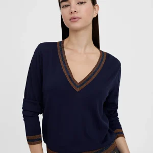 Lola Casademunt Punto<Jersey punto lurex LILA