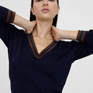 Lola Casademunt Punto<Jersey punto lurex LILA