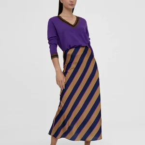 Lola Casademunt Punto<Jersey punto lurex LILA