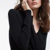 Lola Casademunt Punto<Jersey punto strass NEGRO