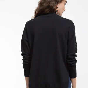 Lola Casademunt Punto<Jersey punto strass NEGRO