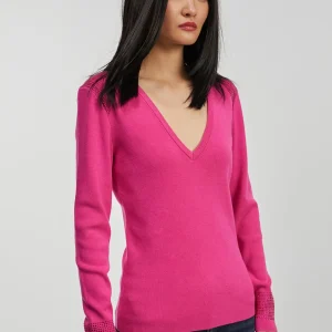 Lola Casademunt Punto<Jersey punto strass NEGRO