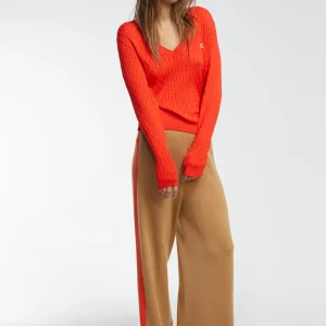 Lola Casademunt Punto<Jersey punto trenzado CRUDO