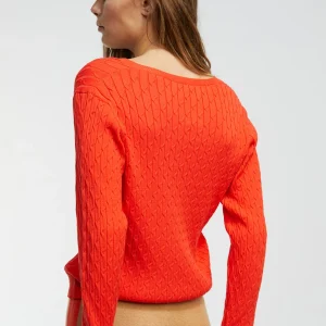 Lola Casademunt Punto<Jersey punto trenzado CRUDO