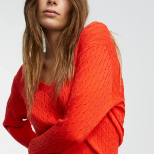 Lola Casademunt Punto<Jersey punto trenzado CRUDO