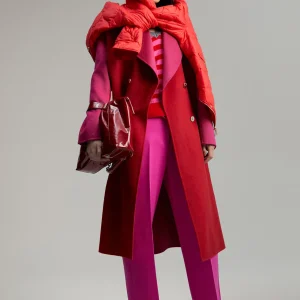 Lola Casademunt Punto<Jersey rayas bicolor ROSA-ROJO