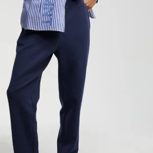 Lola Casademunt Pantalones<Jogging detalle tirador AZULNOCHE
