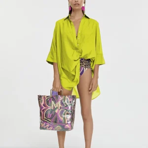 Lola Casademunt Camisas Y Blusas<Kaftan corto kimono FUCSIA