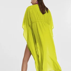 Lola Casademunt Baño<Kaftan largo ajustable FUCSIA