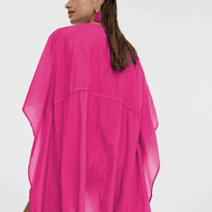 Lola Casademunt Baño<Kaftan largo ajustable FUCSIA