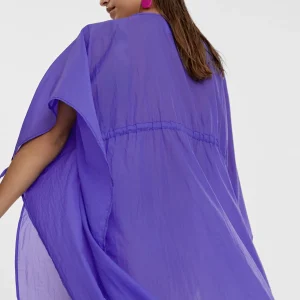 Lola Casademunt Baño<Kaftan largo ajustable FUCSIA