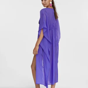 Lola Casademunt Baño<Kaftan largo ajustable FUCSIA