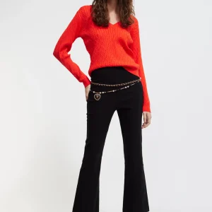 Lola Casademunt Pantalones<Leggins de punto NEGRO