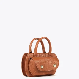 Lola Casademunt Bolsos<Mini bandolera con logo grabado NEGRO
