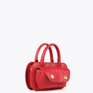 Lola Casademunt Bolsos<Mini bandolera con logo grabado NEGRO