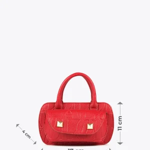 Lola Casademunt Bolsos<Mini bandolera con logo grabado NEGRO