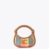 Lola Casademunt Bolsos<Mini bandolera multicolor MARRON-NARANJA