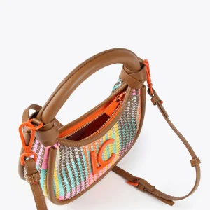 Lola Casademunt Bolsos<Mini bandolera multicolor MARRON-NARANJA